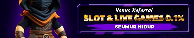 BONUS REFERRAL SLOT &amp; LIVE GAMES 0,1%